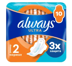 Прокладки ALWAYS Ultra Normal light /10 шт