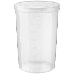 Банка для продуктов пластиковая 1,5л "Твист"