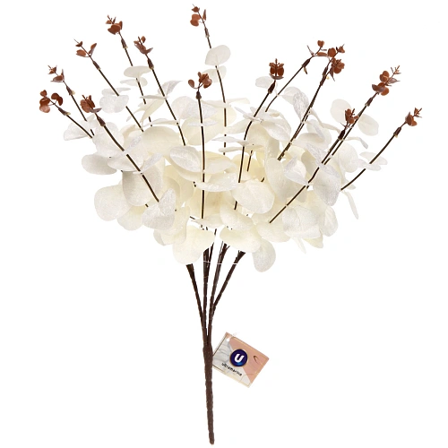 Искусственные цветы "FLOWERS MAGIC" 50см Эвкалипт шампань