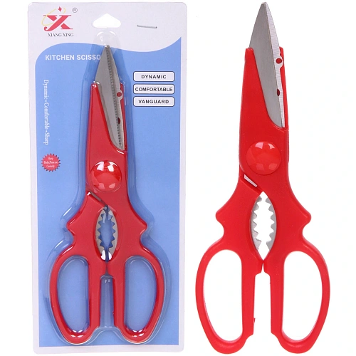 Ножницы кухонные 20см с орехоколом XK-0218✦