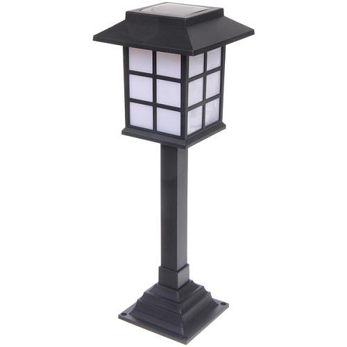 Фонарь садовый Винтаж 19,513,5 см (h-40 см), на солнечной батарее (свечение теплый белый) 9 LED_5