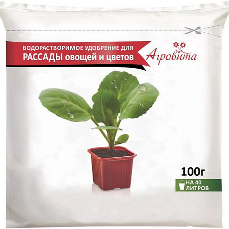 Удобрение Агровита Для Рассады 100Гр.-50 Шт./ Уп.