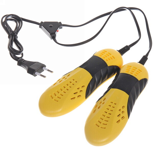 Сушилка для обуви "Селфи", микс 3 цвета, 16*5,5см, от сети 220V