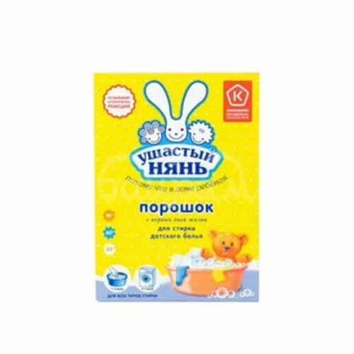 Порошок стиральный УШАСТЫЙ НЯНЬ 400 гр 