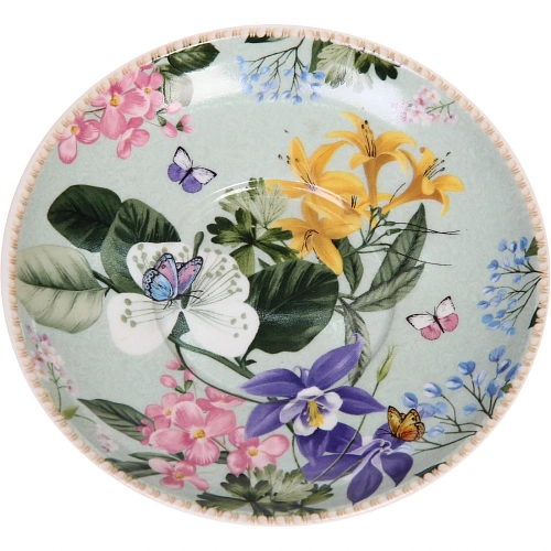 Кофейный набор 8 предметов Цветочная фантазия (4 кружи 100мл+4 блюдца) _7