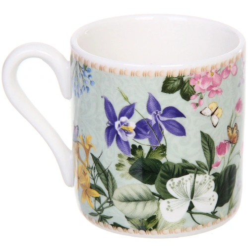 Кофейный набор 8 предметов Цветочная фантазия (4 кружи 100мл+4 блюдца) _6