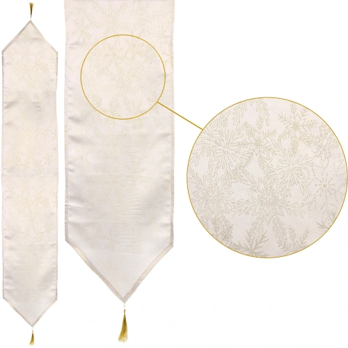 Дорожка на стол 33*180 см "Снежинки"