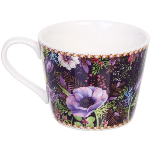 Кофейный набор 4 предмета Цветочный сад (2 кружи 120мл+2 блюдца)_6