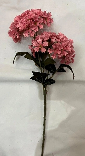 Искусственные цветы "FLOWERS MAGIC" 65см Гортензии 2 цветка розовые