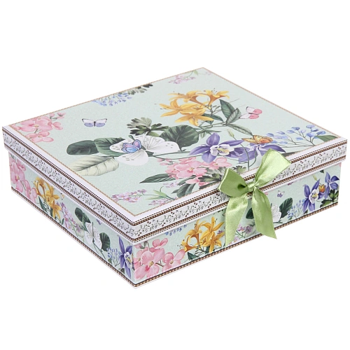 Кофейный набор 8 предметов Цветочная фантазия (4 кружи 100мл+4 блюдца) _9