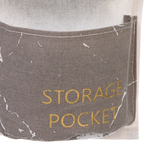 Карман настенный 3 отделения ИДЕЯДОМА, цвет серый, 5929см (лейбл Селфи)_3