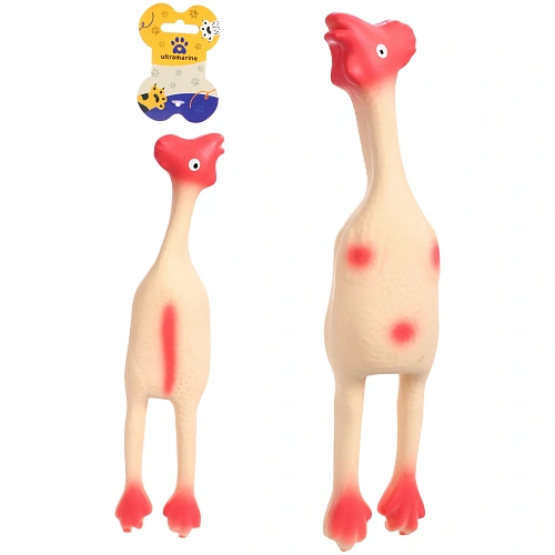 Игрушка - кричалка для собак "КУРИКОкоко", 28*6*5.5см (лейбл)