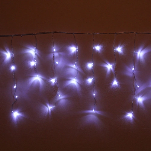 Гирлянда для дома БАХРОМА ш3м в3050 см 120 ламп LED, прозрачнпровод, 8 реж, Белый (возможность соединения)_10