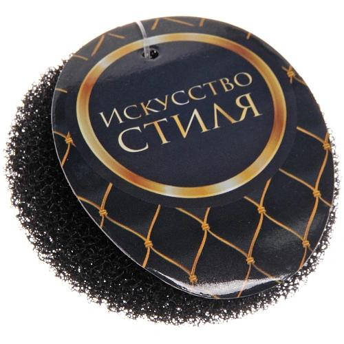 Заколка валик для создания пучка d-5,5см, цвет черный (лейбл Кокетка)_7