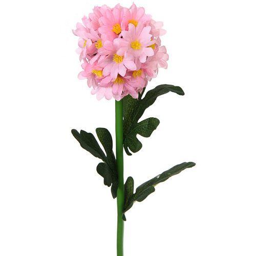 Светильник на солнбатарее (фигура на спице с подсветкой) Гортензия 73 см, Розовый (свечение теплбелый)_5