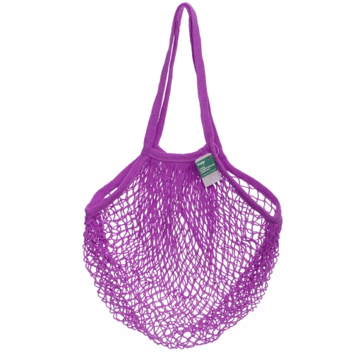 Сумка - шоппер авоська "ТРЕНДИ", цвет лиловый, 37*62см (лейбл Селфи)