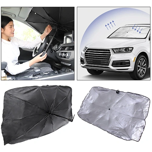 Шторка-зонт складная на лобовое стекло, 14075 см_2