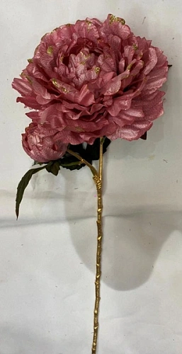 Искусственные цветы "FLOWERS GLAMOUR" 60см Пионы 2 цветка розовые