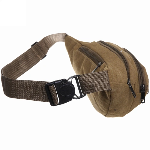 Сумка на пояс Sport leader - Street Fashion, 4 кармана, цвет бежевый, 35166см_6