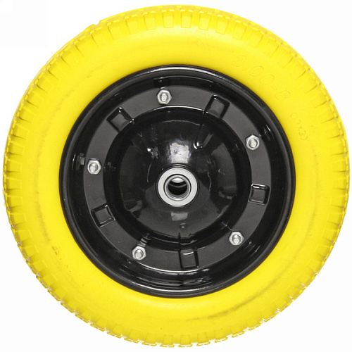 Колесо к тачке 13 3,008 (ось 20мм) вспененный полиуретан_4