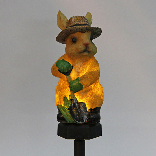 Светильник на солнбатарее Белочка 1687 см, (свечение теплый белый)_2