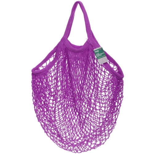 Сумка - шоппер авоська "ТРЕНДИ", цвет лиловый, 35*50см (лейбл Селфи)