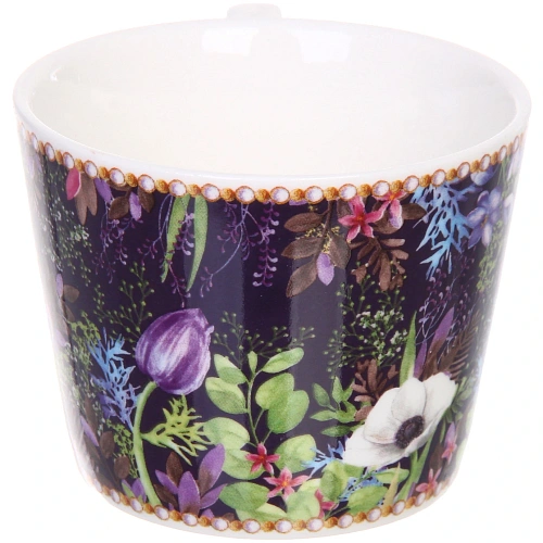 Кофейный набор 4 предмета Цветочный сад (2 кружи 120мл+2 блюдца)_5