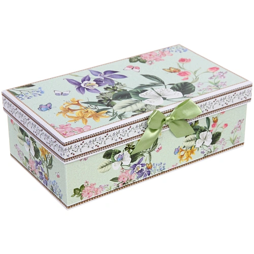 Чайный набор 4 предмета Цветочная фантазия (2 кружи 130мл+2 блюдца) _9