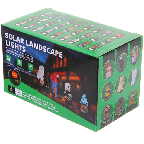 Светильник на солнбатарее Белочка 1687 см, (свечение теплый белый)_6