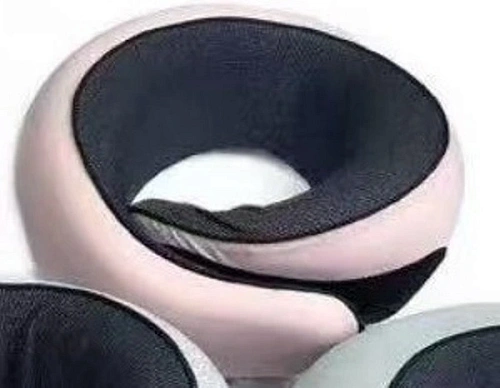 Подушка дорожная "TRIP - Sleep", мемори-эффект, цвет розовый