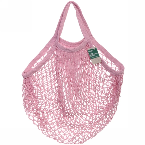 Сумка - шоппер авоська "ТРЕНДИ", цвет пудровая роза, 35*50см (лейбл Селфи)