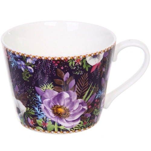 Чайный набор 4 предмета Цветочный сад (2 кружи 230мл+2 блюдца) _4