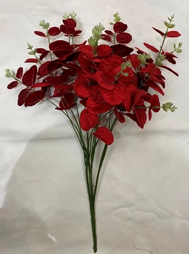 Искусственные цветы "FLOWERS MAGIC" 50см Эвкалипт красный